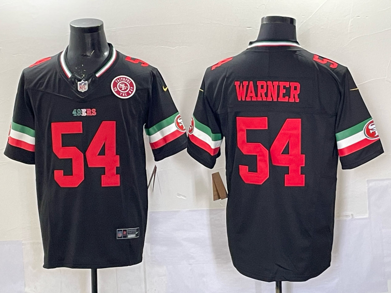 Men 2026 San Francisco 49ers #54 Warner black Nike Limited NFL Jersey 0401006->->NFL Jersey